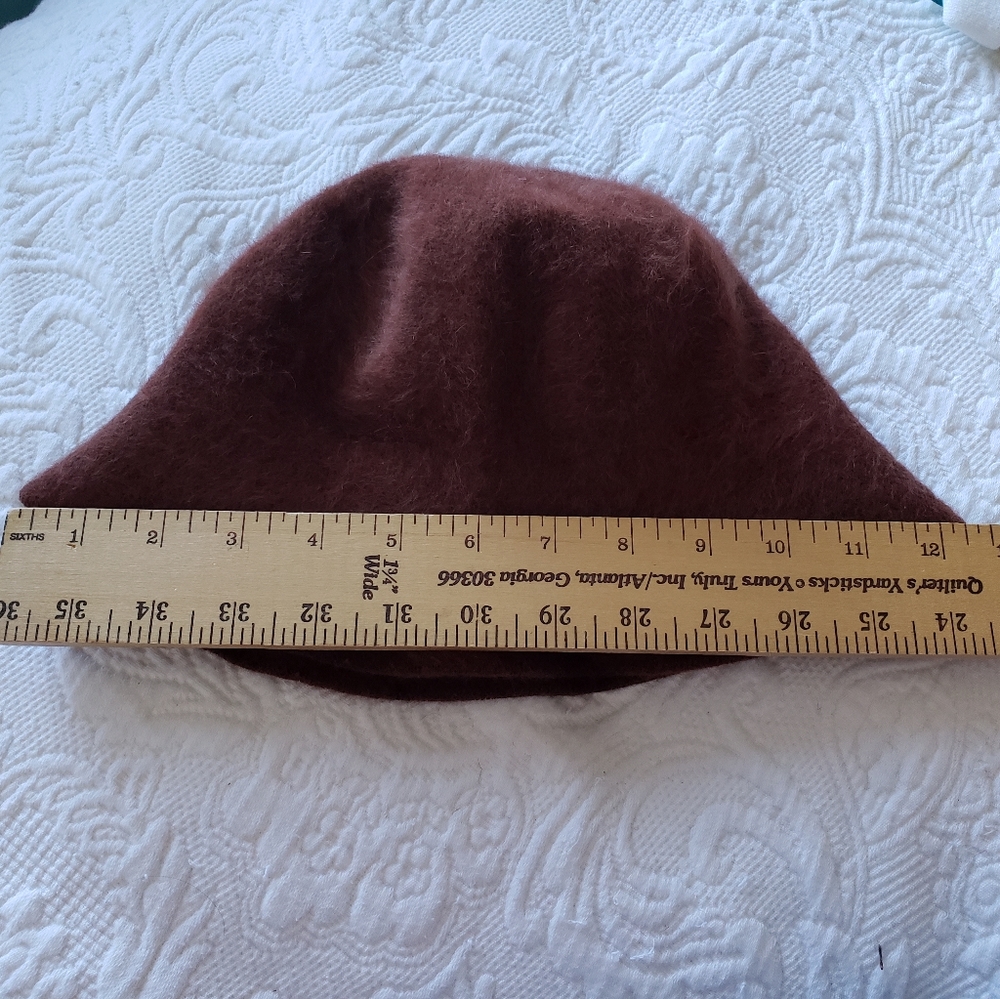 🫖2/$20 Vintage Rabbit Hair Hat Made In France - Picture 3 of 5